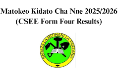 NECTA: Form Four Results 2025