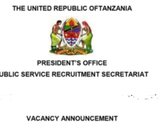 UTUMISHI Jobs Advertisment 2026