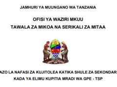 TAMISEMI: 1500 Teacher’s Volunteer jobs for Secondary Schools 2026